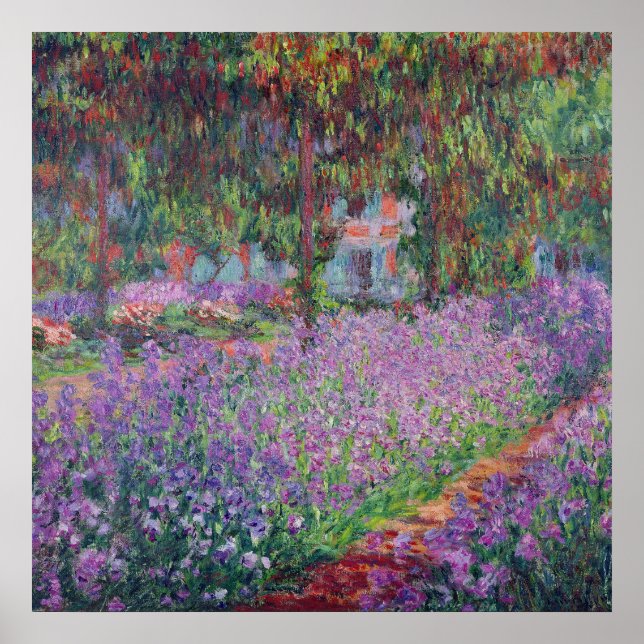 Poster Claude Monet | Le jardin de l'artiste à Giverny (Devant)