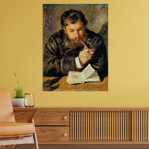Poster Claude Monet (Le Liseur) par Renoir