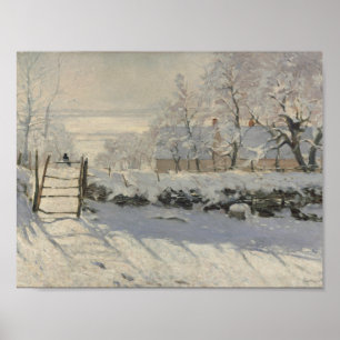Poster Claude Monet - Le Magpie