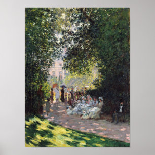 Poster Claude Monet Le Parc Monceau