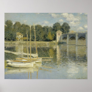 Poster Claude Monet - Le pont Argenteuil