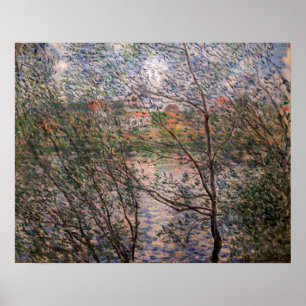Poster Claude Monet - Le Printemps à travers les branches