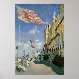 Poster Claude Monet L'Hôtel des Roches Noires