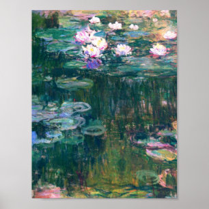 Poster Claude Monet - Lys à eau, 1914
