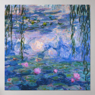 Poster Claude Monet - Lys à eau, 1916