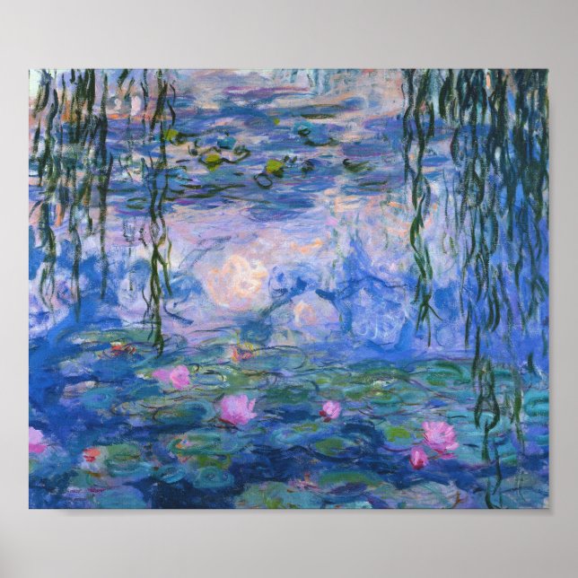 Poster Claude Monet - Lys à eau, 1916 (Devant)