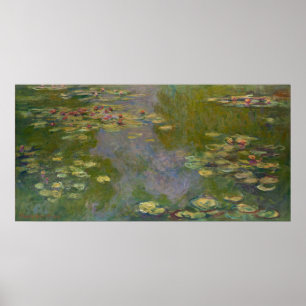 Poster Claude Monet   Lys à eau, 1919