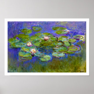 Poster Claude Monet - Lys d'eau