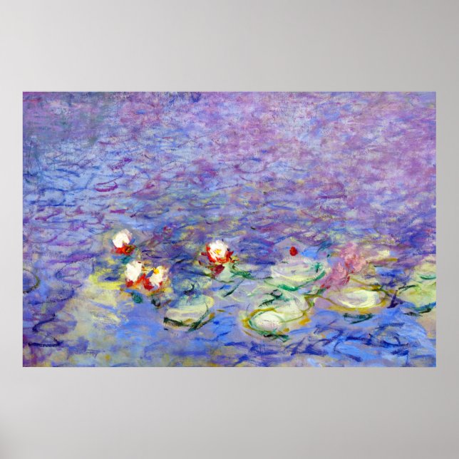 Poster Claude Monet - Lys d'eau (Devant)