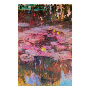 Poster Claude Monet - Lys d'eau 1917
