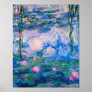 Poster Claude Monet - Lys d'eau 1919