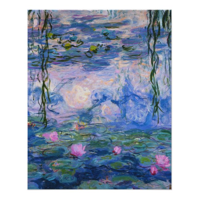 Poster Claude Monet - Lys d'eau 1919 (Devant)