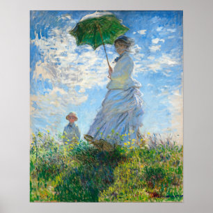 Poster Claude Monet Madame Monet et son fils