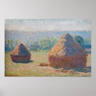 Poster Claude Monet - Meules, fin de l'été