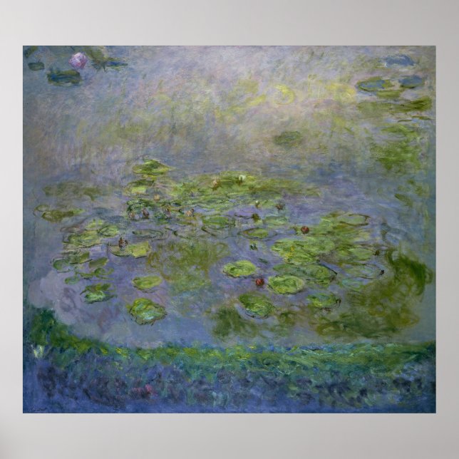 POSTER CLAUDE MONET ~ NÉNUPHAR (Devant)