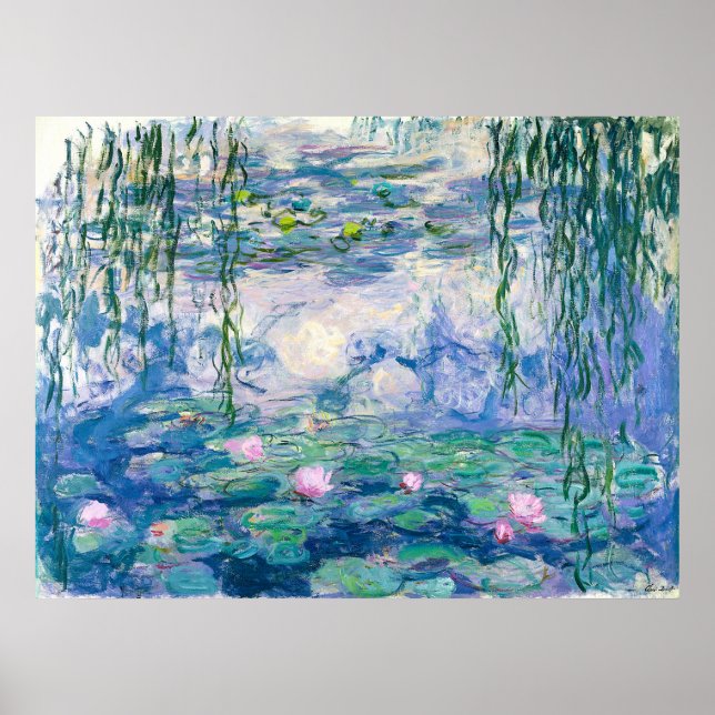 Poster CLAUDE MONET - Nénuphars (Devant)