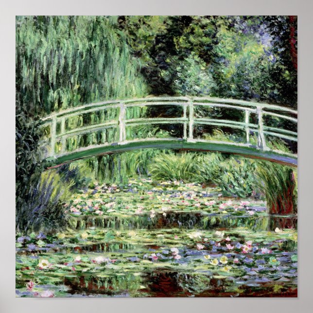 Poster Claude Monet | Nénuphars blancs, 1899 (Devant)