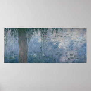 Poster Claude Monet Nénuphars : Willows pleurs, 1914