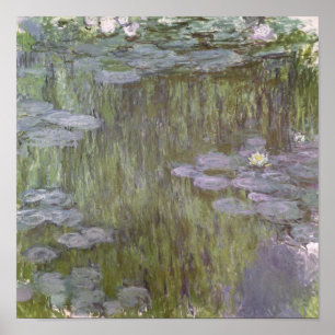 Poster Claude Monet   Nympheas à Giverny, 1918