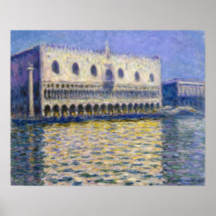 Poster Claude Monet - Palais des Doges