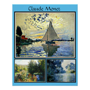 Poster Claude Monet peinture célèbre