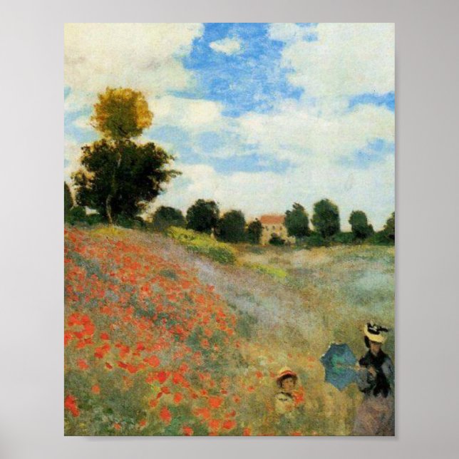 Poster Claude Monet Poppies (Devant)
