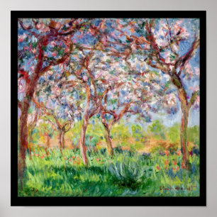 Poster Claude Monet   Printemps a Giverny, 1903
