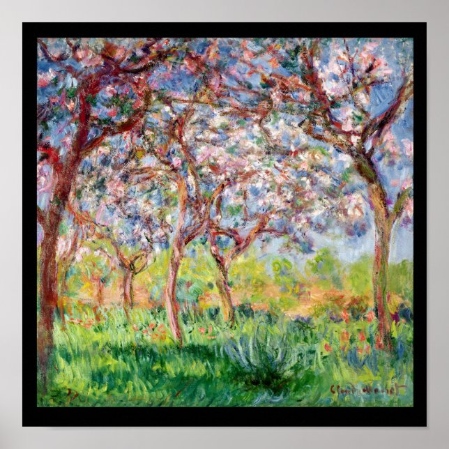 Poster Claude Monet | Printemps a Giverny, 1903 (Devant)