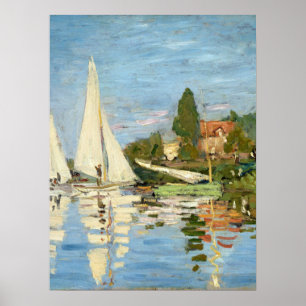 Poster Claude Monet Regattas à Argenteuil