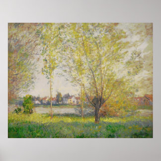 Poster Claude Monet - Saules de Vetheuil