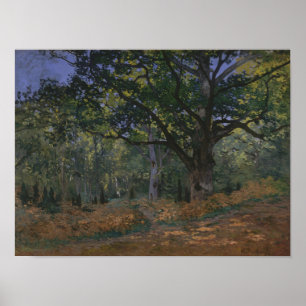 Poster Claude Monet the Bodmer Oak, Fontainebleau Fores
