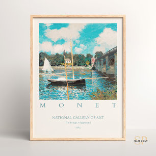 Poster Claude Monet The Bridge à Argenteuil Imprimer