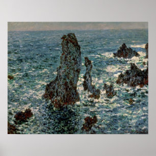 Poster Claude Monet   The Rocks at Belle-Ile, 1886