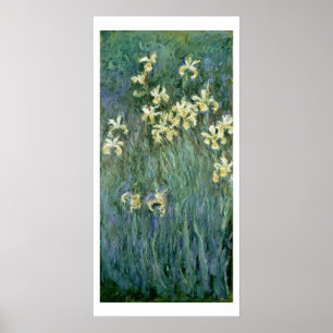 Poster Claude Monet   The Yellow Irises
