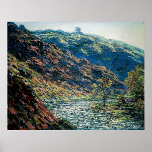 Poster Claude Monet - vallée de la petite Creuse