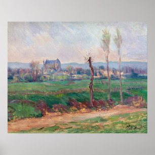 Poster Claude Monet - Vue de Vernon