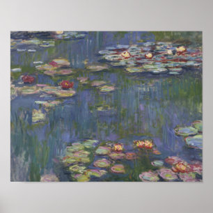 Poster Claude Monet - Water Lilies