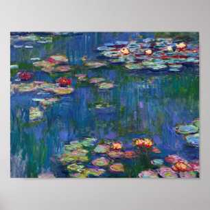 Poster Claude Monet - Water Lilies