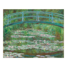 Claude Monet - Water Lilies and Japanese Bridge 