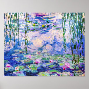 Poster Claude Monet - Water Lilies / Nympheas 1919