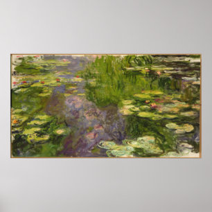 Poster Claude Monet   Waterlilies