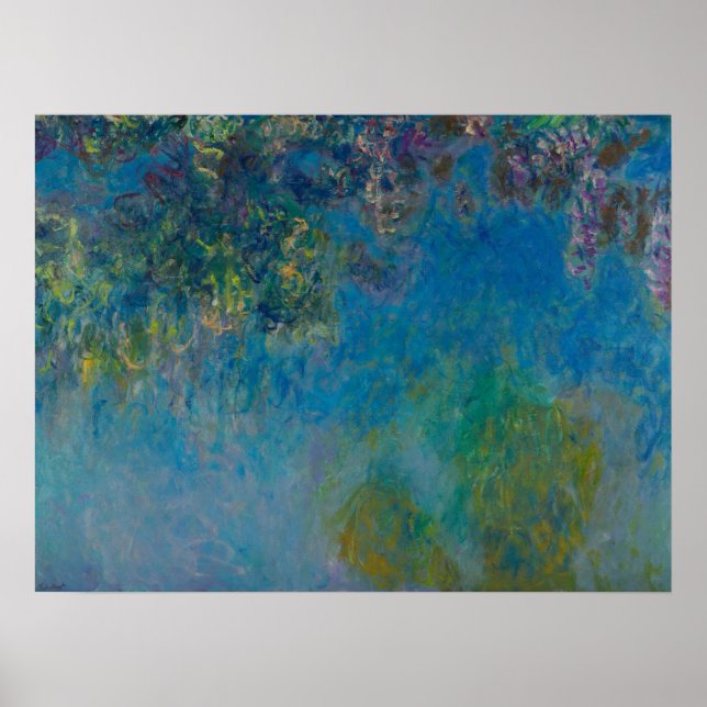 Poster Claude Monet Wisteria Art Floral GalleryHD (Devant)