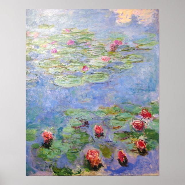 Poster Claude Monet's Water Lilies (Devant)