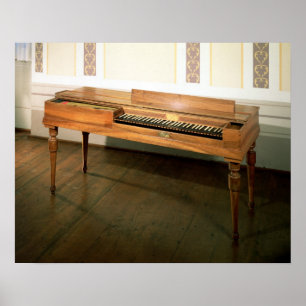 Poster Clavichord, once owned by Franz Joseph Haydn