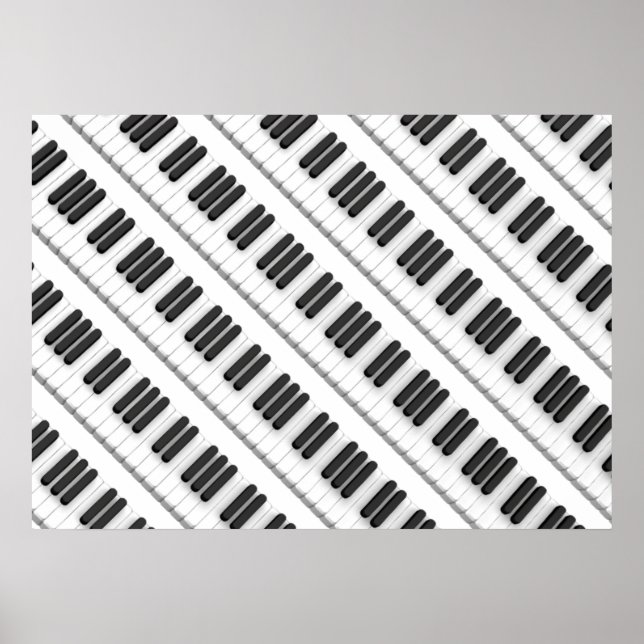 Poster Clavier pour piano (Devant)