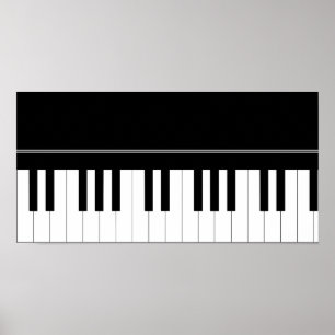Poster Clavier pour piano