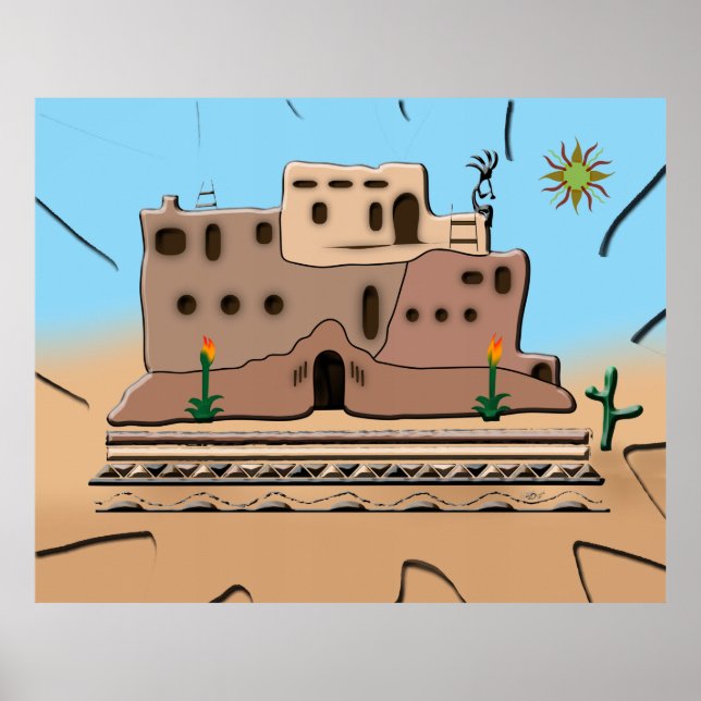 Poster Clay House (Devant)
