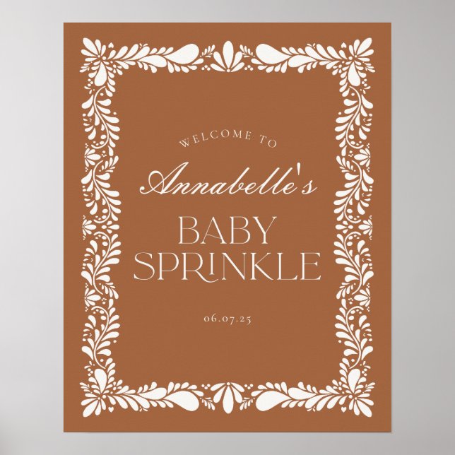 Poster Clay Talavera Carrelage Fiesta Baby Sprinke Bienve (Devant)