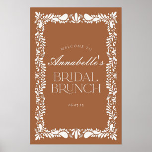 Poster Clay Talavera Carrelage Fiesta Bridal Brunch Bienv