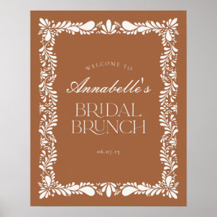 Poster Clay Talavera Carrelage Fiesta Bridal Brunch Bienv